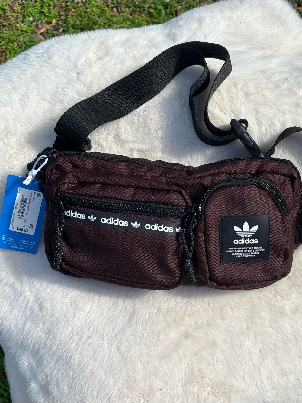 NWT Adidas Originals Modular Waist Bag Fanny Pack Shadow Brown Black IQ5496